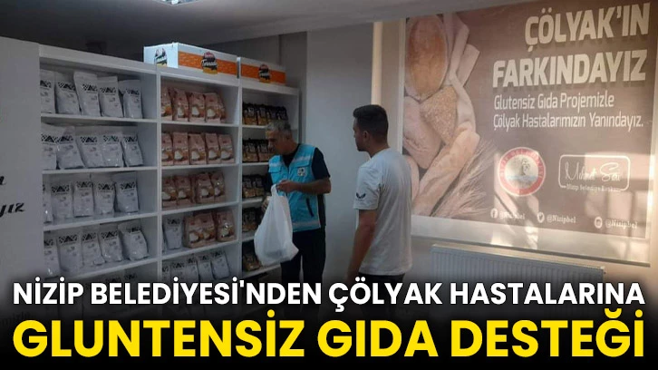Nizip Belediyesi'nden çölyak hastalarına gluntensiz gıda desteği