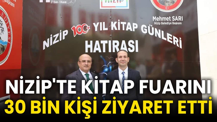 Nizip'te kitap fuarını 30 bin kişi ziyaret etti
