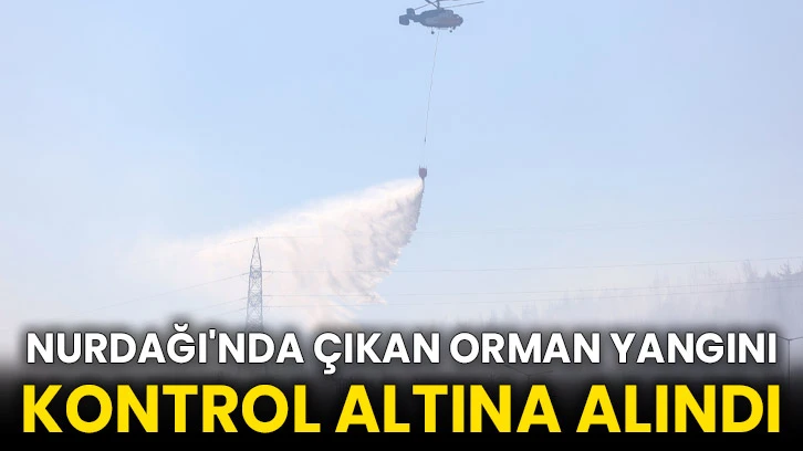 Nurdağı'nda çıkan orman yangını kontrol altına alındı
