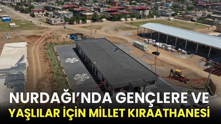 Nurdağı’nda gençlere ve yaşlılar için millet kıraathanesi