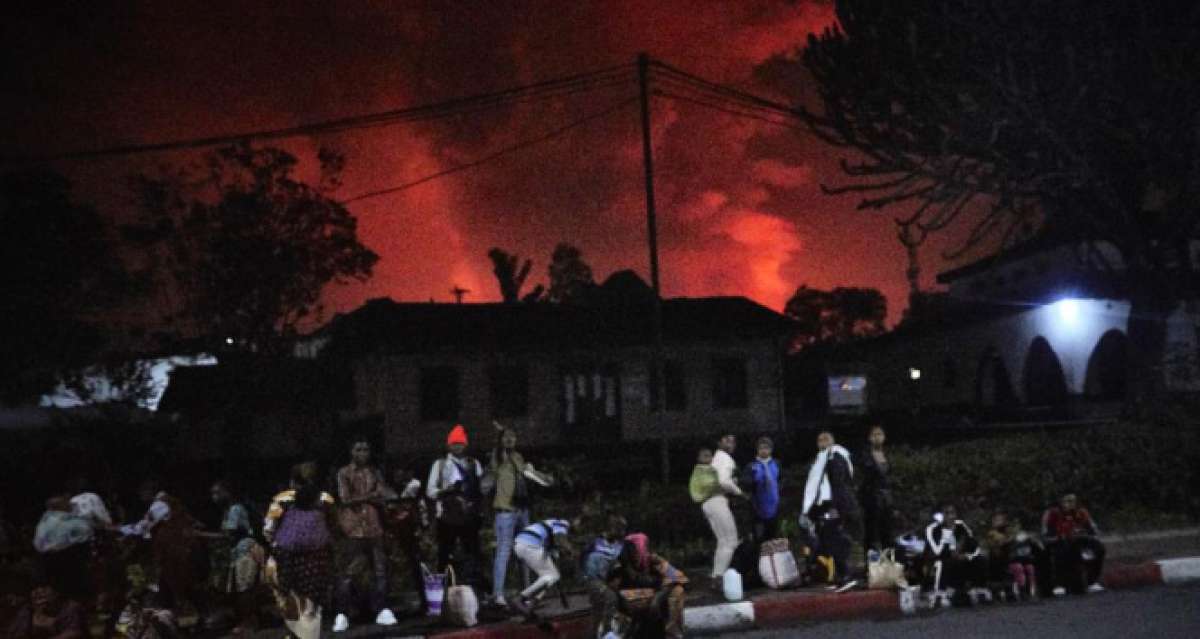 Nyiragongo Yanardağı'nın bulunduğu bölgede dün 119 deprem meydana geldi