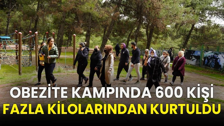 Obezite kampında 600 kişi fazla kilolarından kurtuldu
