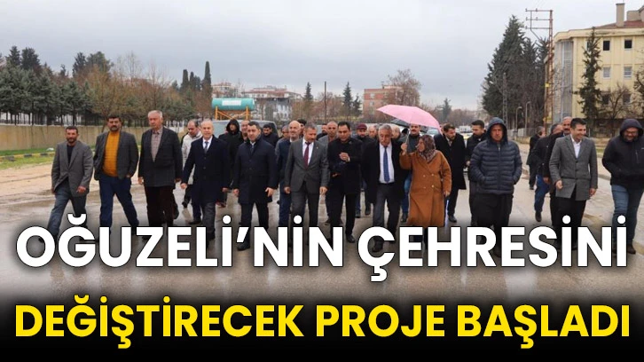 Oğuzeli’nin çehresini değiştirecek proje başladı