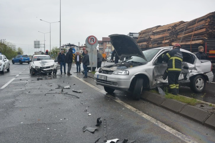 Ordu'da trafik kazası: 2 yaralı