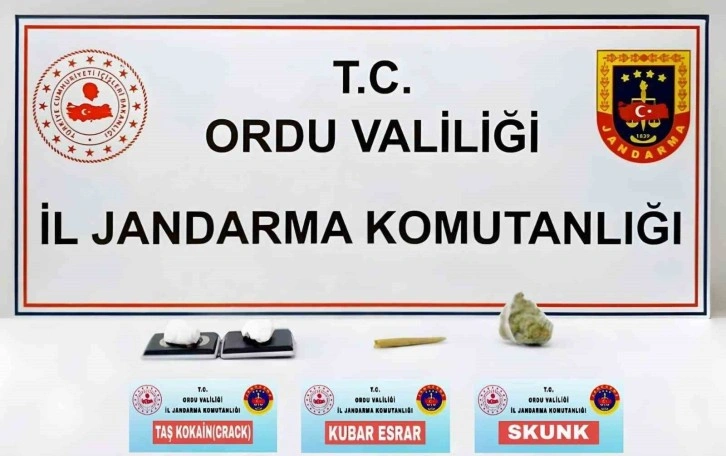 Ordu’da uyuşturucu operasyonu: 1 tutuklama