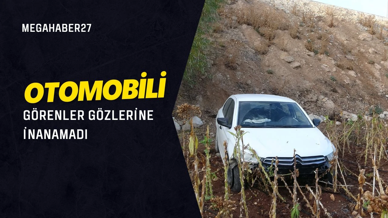 Otomobili görenler gözlerine inanamadı