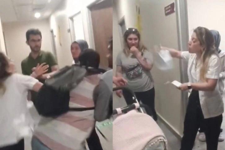 Pendik’te hasta bebek ve ailesi hastaneden kovuldu