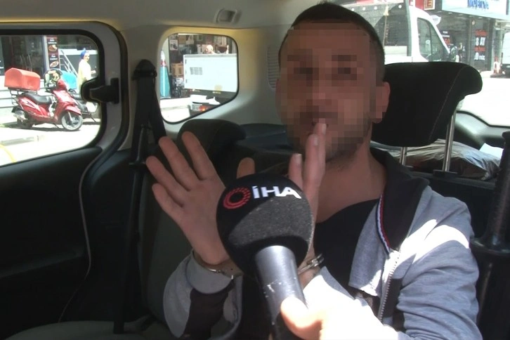 Pendik'te polise taşla saldıran şahıs adliyeye sevk edildi