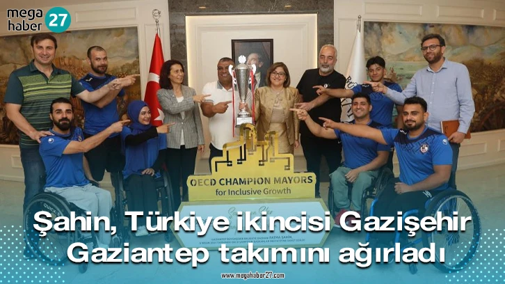 Şahin, Türkiye ikincisi Gazişehir Gaziantep takımını ağırladı