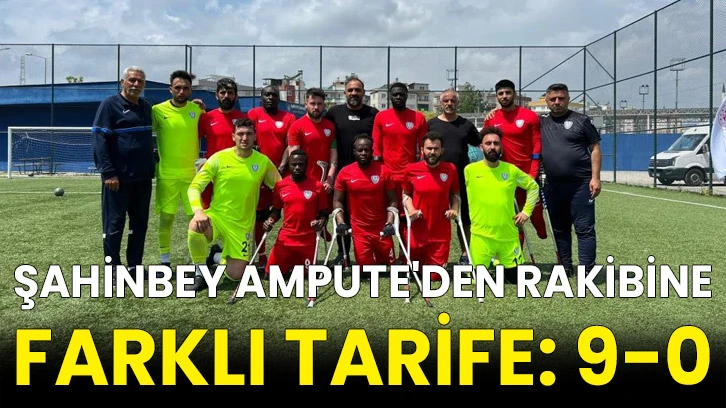 Şahinbey Ampute'den rakibine farklı tarife: 9-0