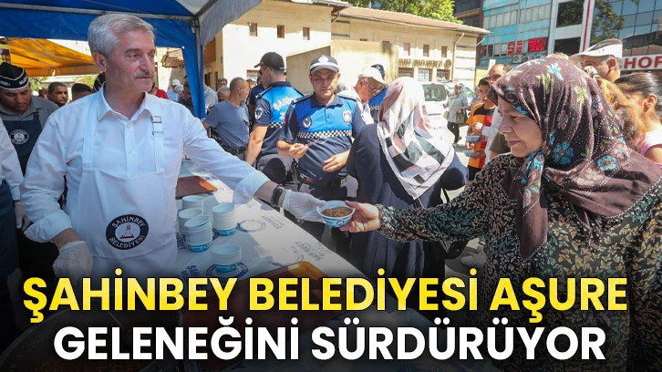 Şahinbey Belediyesi Aşure Geleneğini Sürdürüyor