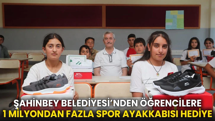 Şahinbey Belediyesi’nden Öğrencilere 1 Milyondan Fazla Spor Ayakkabısı Hediye
