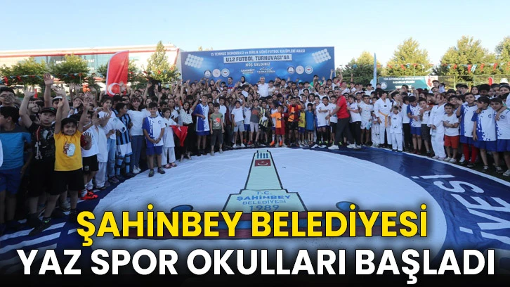 Şahinbey Belediyesi Yaz Spor Okulları Başladı