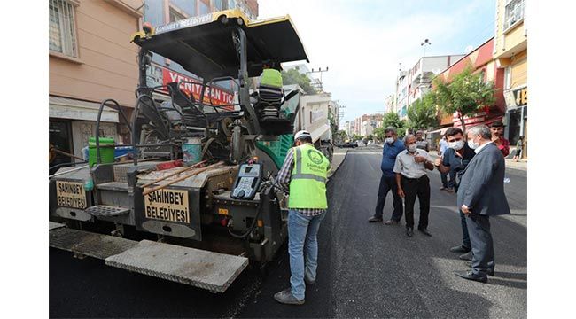 Şahinbey'de asfalt çalışmaları sürdüyor 