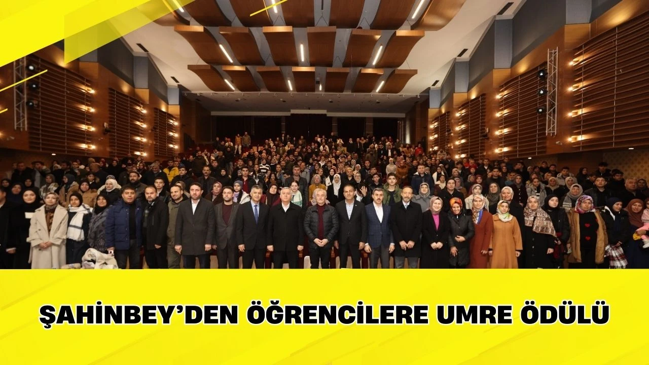 Şahinbey&rsquo;den &Ouml;ğrencilere Umre &Ouml;d&uuml;l&uuml;