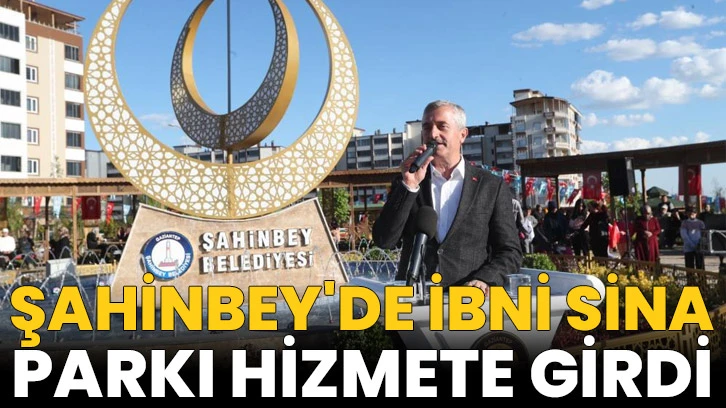 Şahinbey’de İbni Sina parkı hizmete girdi