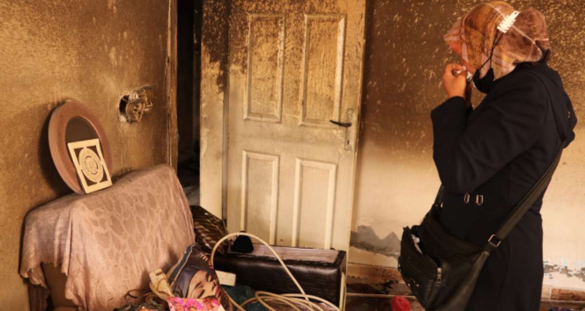 Şanlıurfa'da kanser hastası kadının evi kundaklandı