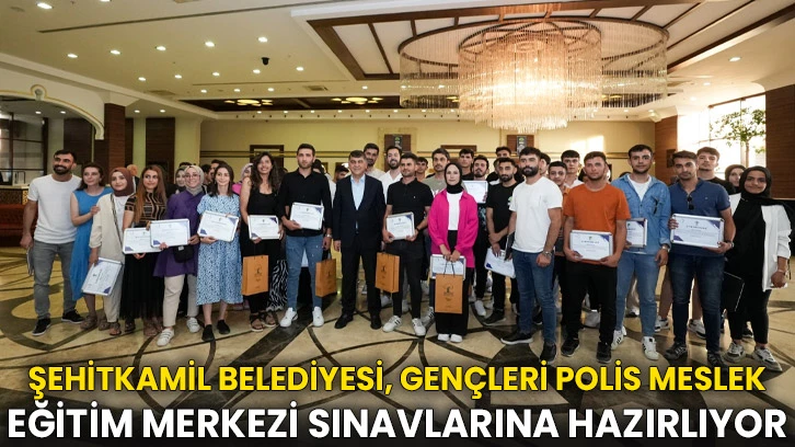 Şehitkamil Belediyesi, Gençleri Polis Meslek Eğitim Merkezi Sınavlarına Hazırlıyor