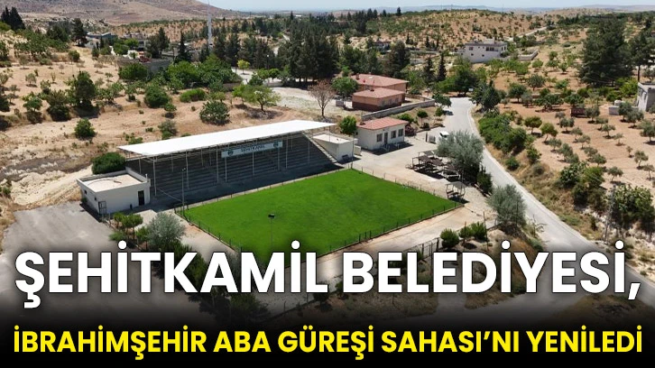 Şehitkamil Belediyesi, İbrahimşehir Aba Güreşi Sahası’nı yeniledi