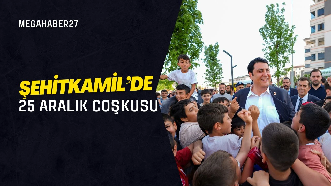 Şehitkamil&rsquo;de 25 Aralık coşkusu