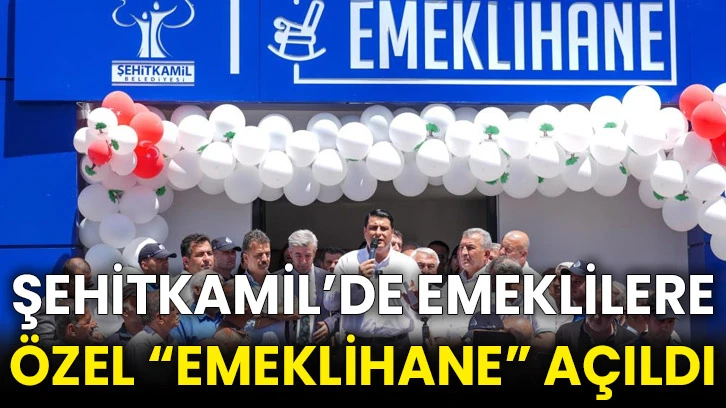 Şehitkamil’de emeklilere özel “Emeklihane” açıldı
