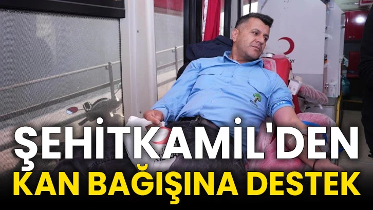 Şehitkamil'den kan bağışına destek