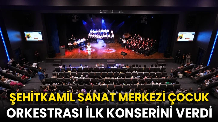 Şehitkamil Sanat Merkezi Çocuk Orkestrası İlk Konserini Verdi