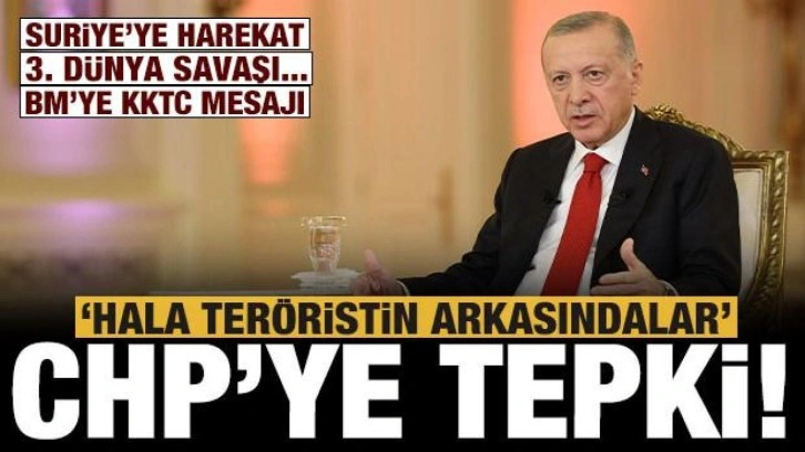 Son dakika: Başkan Erdoğan'dan CHP'ye tepki: Hala teröristin arkasındalar