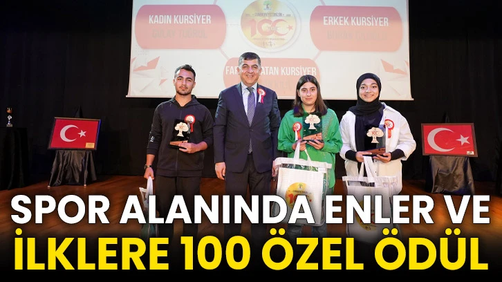 Spor Alanında Enler Ve İlklere 100 Özel Ödül