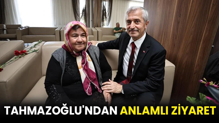 Tahmazoğlu'ndan anlamlı ziyaret