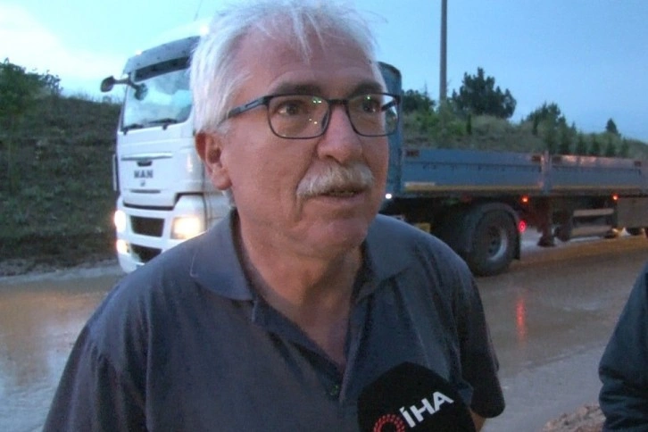 Toprak altında kalan araçtan sağ kurtulan şahıs dehşet anlarını anlattı