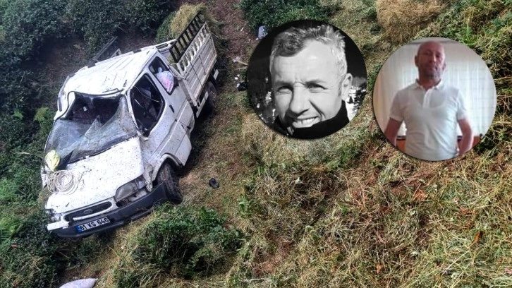 Trabzon'da kamyonet şarampole yuvarlandı: 3 ölü, 1 yaralı