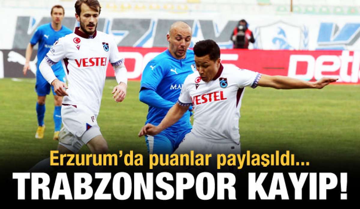 Trabzonspor kayıplarda!