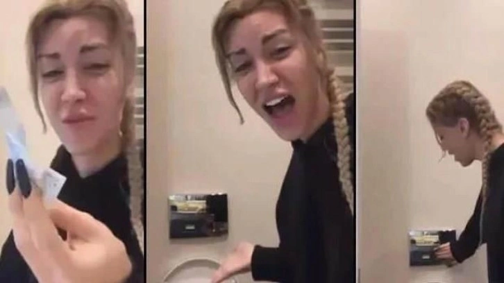 T&uuml;rk lirasını klozete atıp sifon &ccedil;eken fenomenden 'pes artık' dedirten savunma!