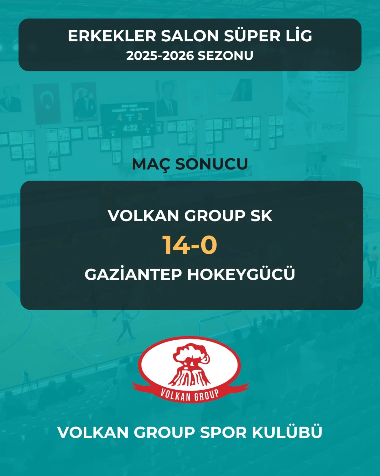 Volkan Group Hokey Takımı Rakiplerine Nefes Aldırmıyor