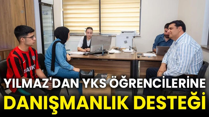 Yılmaz'dan YKS öğrencilerine danışmanlık desteği