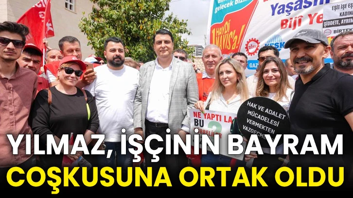 Yılmaz, işçinin bayram coşkusuna ortak oldu