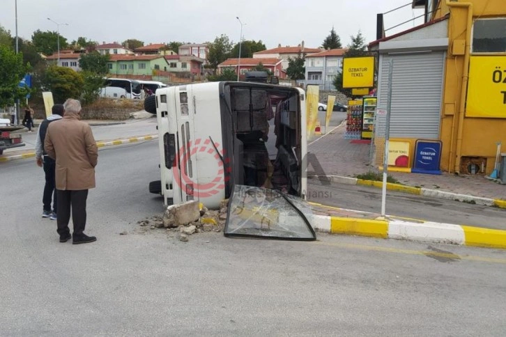 Yozgat’ta işçileri taşıyan otobüs devrildi: 6 yaralı