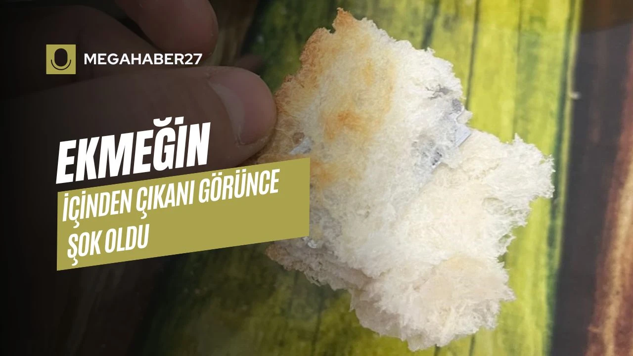 Ekmeğin içinden çıkanı görünce şok oldu
