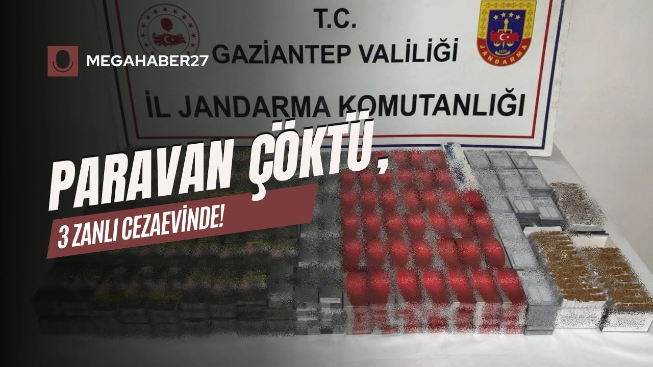 Paravan çöktü, 3 zanlı cezaevinde!