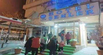 14 depremzede Hakkari’ye otele yerleştirildi