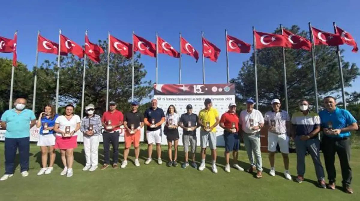 15 Temmuz Demokrasi ve Milli Birlik Golf Turnuvası sona erdi