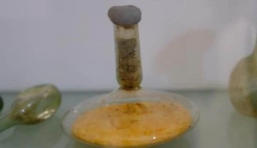 17 yüzyıllık cam fanustan zeytinyağı çıktı