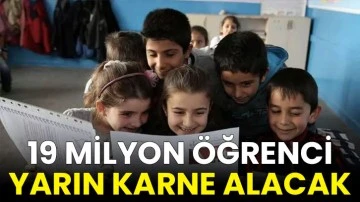 19 milyon öğrenci yarın karne alacak