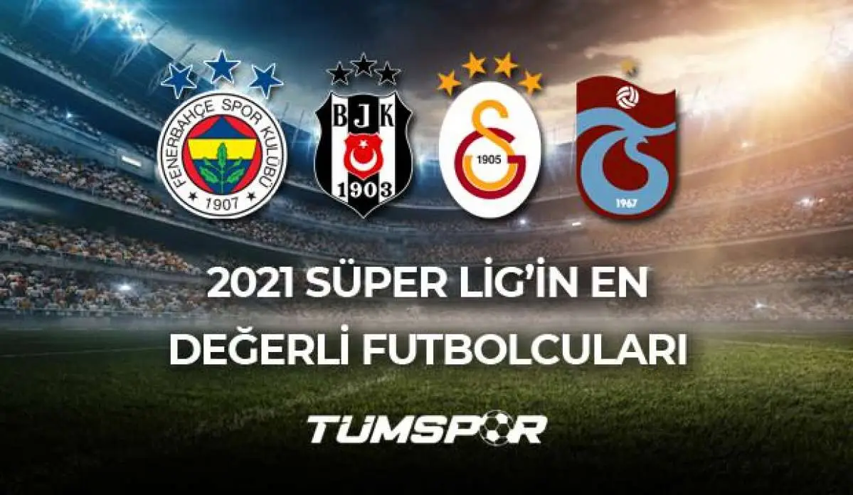 2021 Süper Lig'in en değerli 10 oyuncusu! | En çok değeri artan ve düşen Süper Lig futbolcuları
