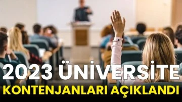 2023 üniversite kontenjanları açıklandı