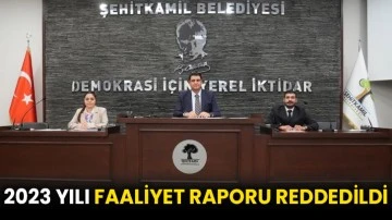 2023 yılı faaliyet raporu reddedildi
