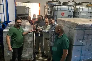 22 bin litre Mut zeytinyağı Fransa'ya ihraç edildi