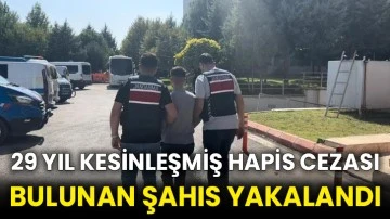 29 yıl kesinleşmiş hapis cezası bulunan şahıs yakalandı
