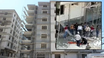 4. kattan düşen işçi ağır yaralandı